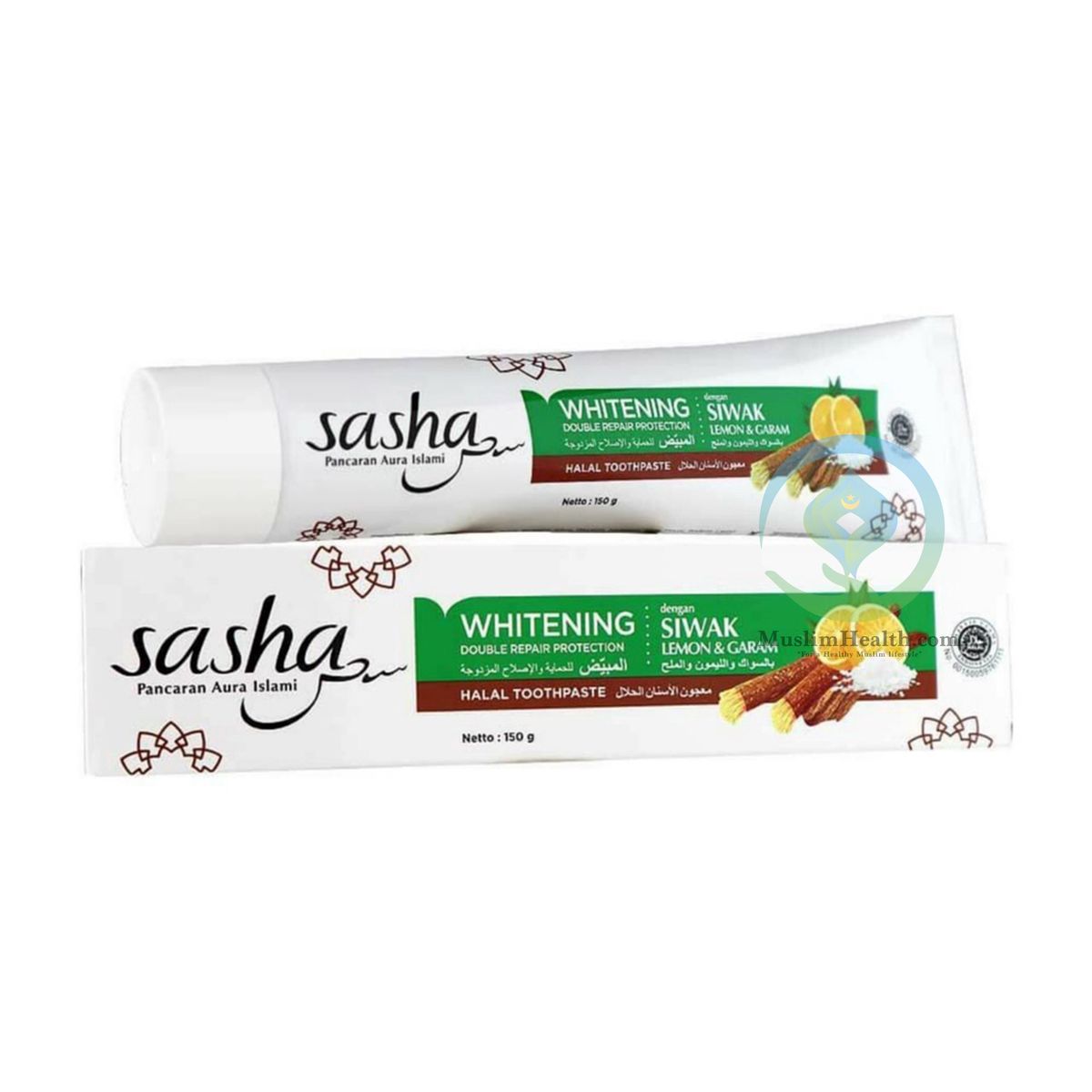 Sasha Siwak Toothpaste – Whitening with Lemon Salt – 150 gr