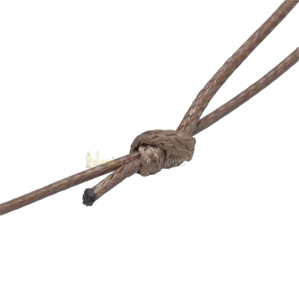 Al-Ikhlas Wood Surah Amulet engraving on Particle Board with a Circular Shiny Mica Frame Design Frame and Hanging Cord