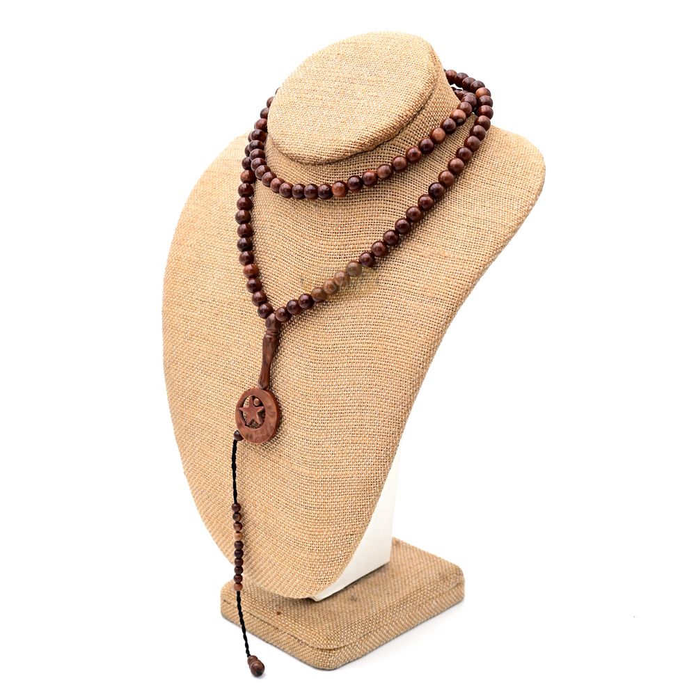 Genuine Kuka 7 mm Round-shaped beads with Sandal Moon Alif Design