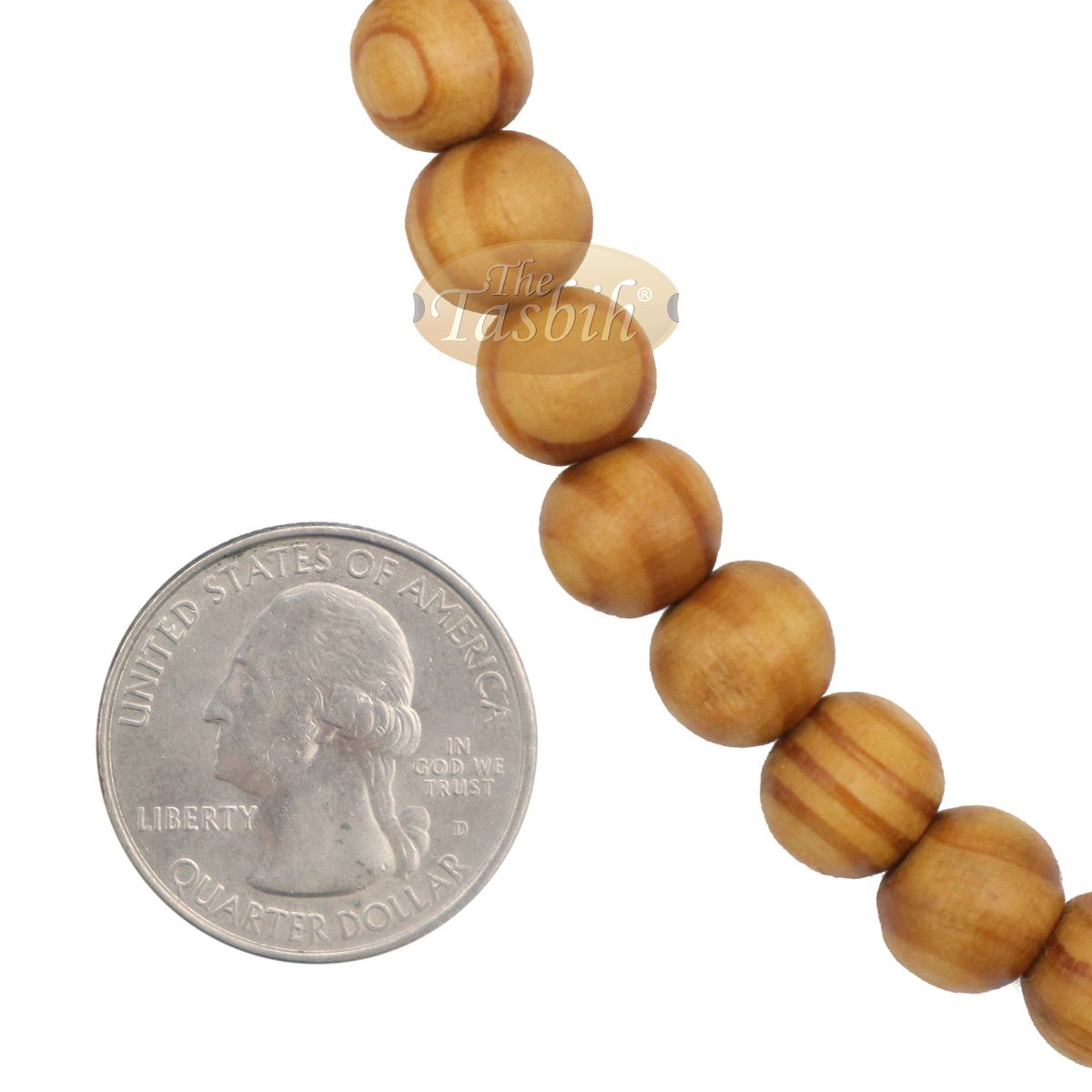 Large Wooden Tasbih with Tulip Charms From Konya 10 mm Pine Wood Beads 99 count Sibha Islamic Gift For Prayer Salat Dhikr Muslim Tasbeeh Necklace