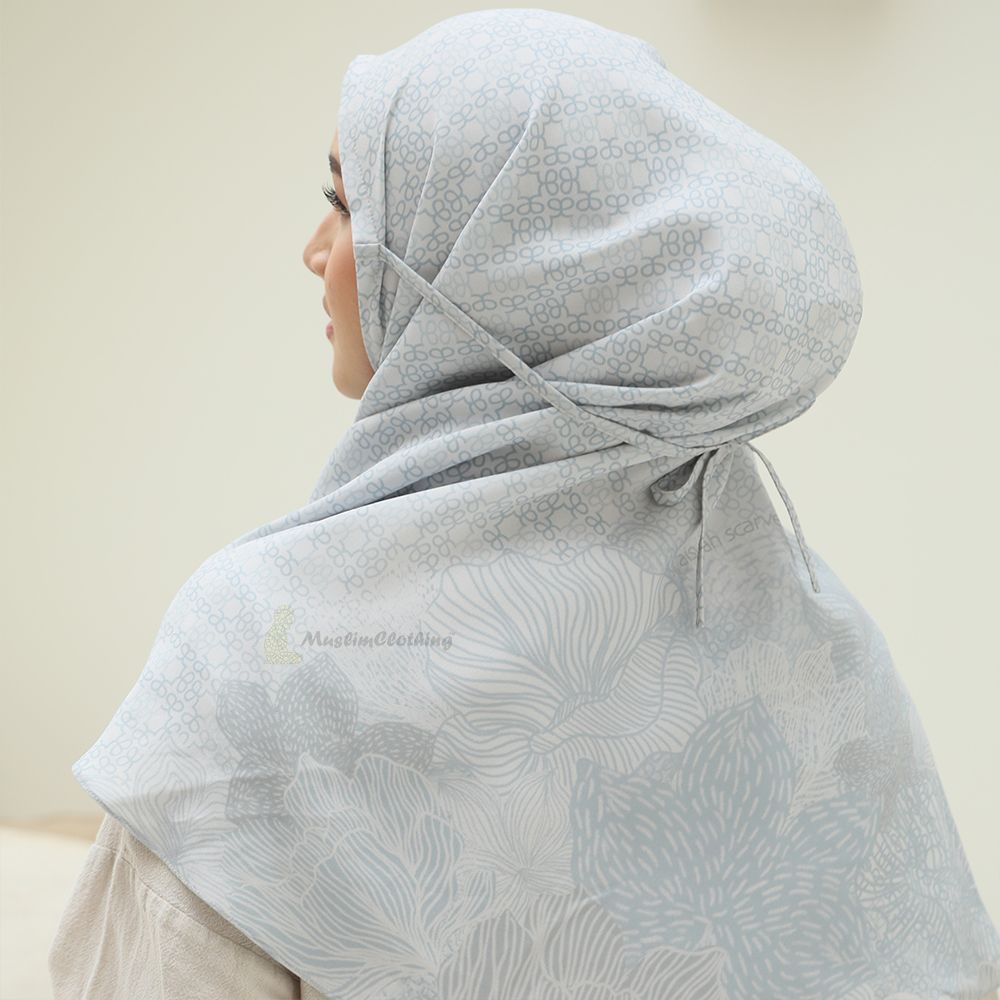 Aisyah Scarves® Bergo Poppy Light Blue
