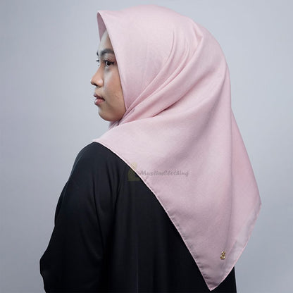 Aisyah Scarves® Pink Basic Series Titanium Voal Scarf Hijab