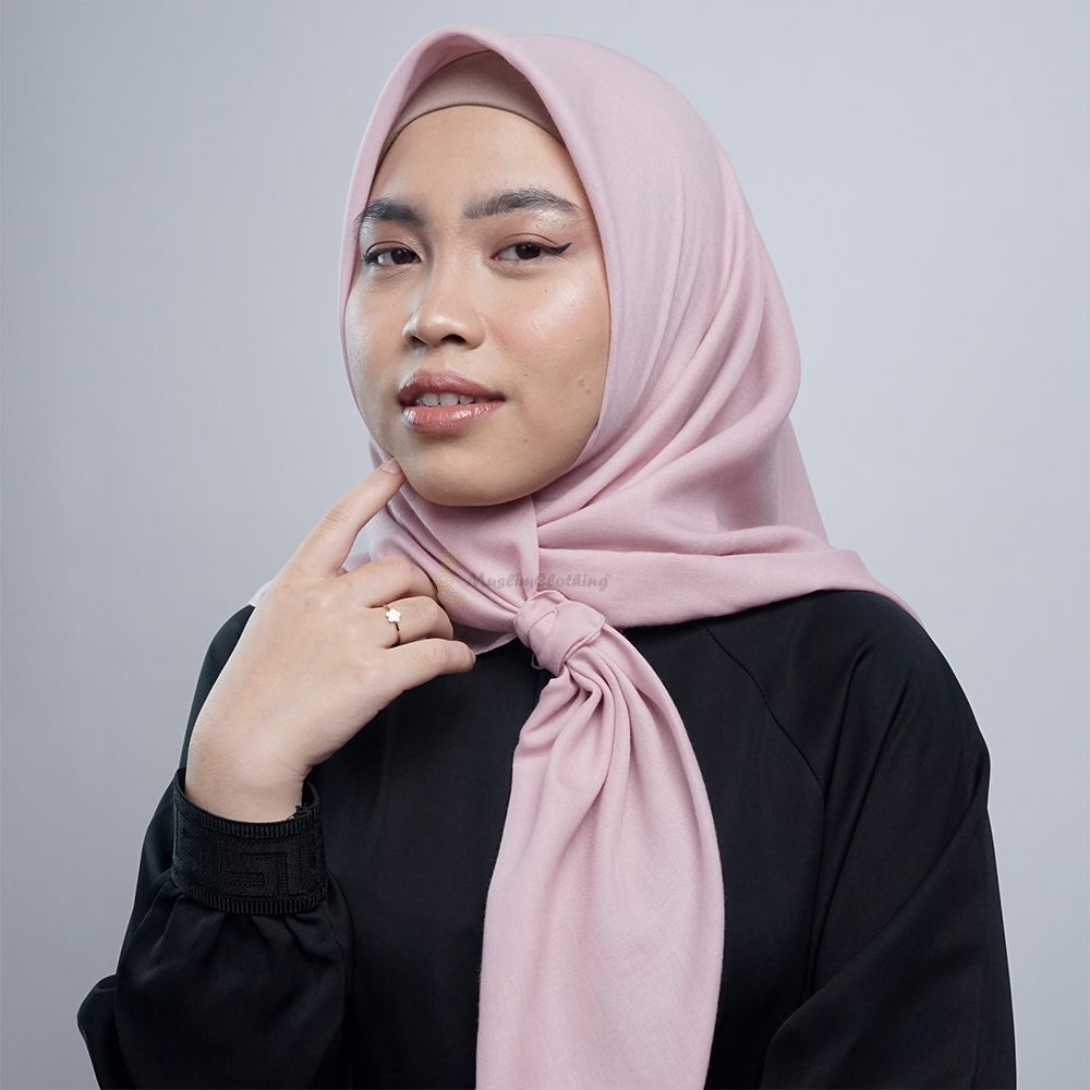 Aisyah Scarves® Pink Basic Series Titanium Voal Scarf Hijab