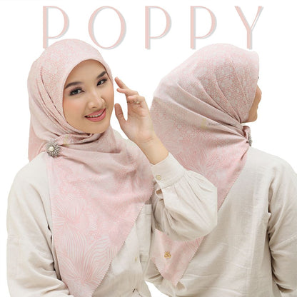 Aisyah Scarves® Light Pink Poppy Series Scarf Hijab