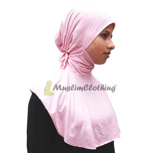 Ninja Hot Pink Underscarf Tie Behind Neck Tight Style Moroccan Inner Scarves Hijab Kimar Fashion