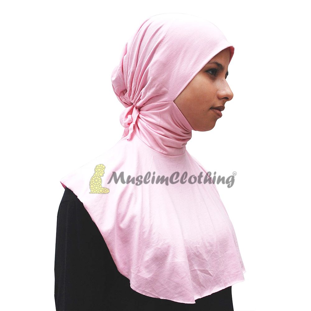 Ninja Hot Pink Underscarf Tie Behind Neck Tight Style Moroccan Inner Scarves Hijab Kimar Fashion