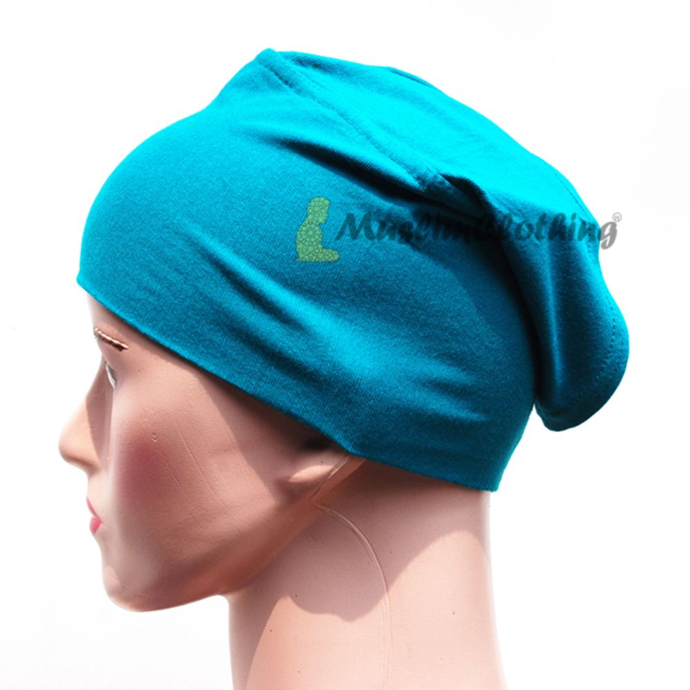 Blue Women’s Pullover Underscarf For Scarves Hijabi Veil One-Size