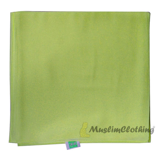 Olive Green Square Chiffon Scarf Hijab Kimar Hijabi From Turkey