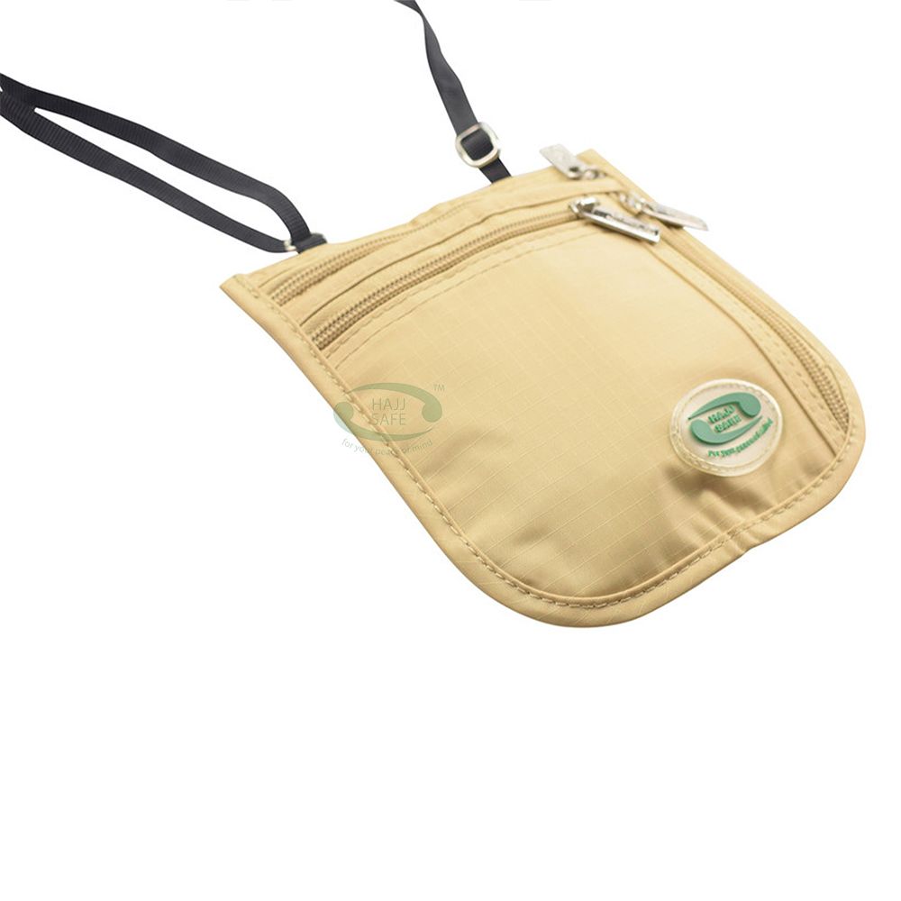 HajjSafe™ Hajj & Umrah – Anti-Theft Secure Neck Bag