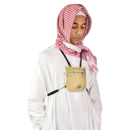 HajjSafe™ Hajj & Umrah – Anti-Theft Secure Neck Bag