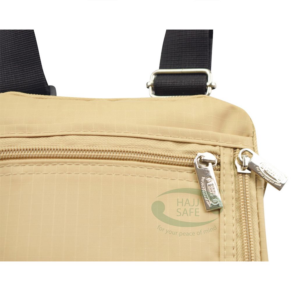 HajjSafe™ Hajj & Umrah – Anti-Theft Secure Side Bag & Neck Bag