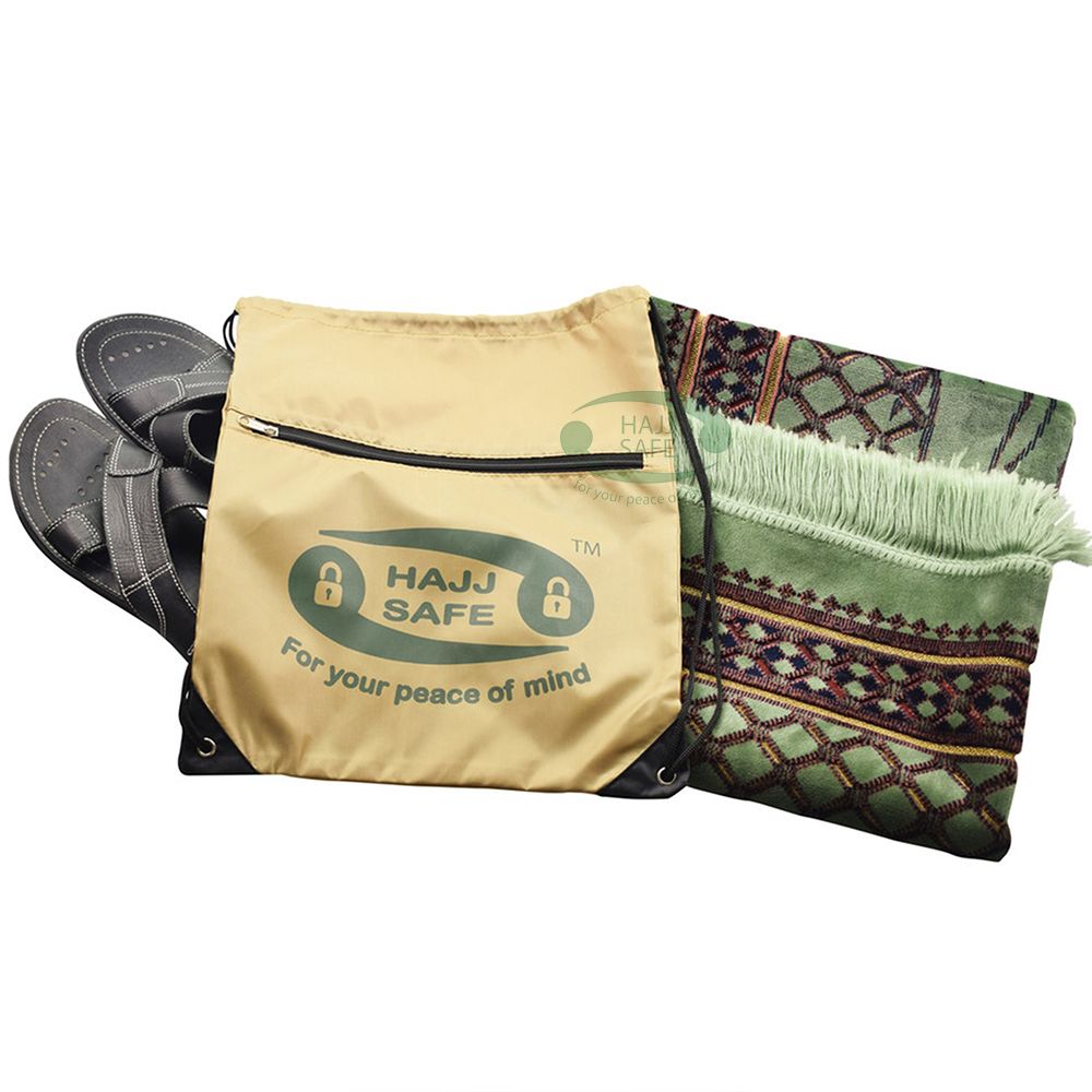 HajjSafe™ Hajj & Umrah – Shoe + Prayer Mat Bag