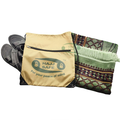 HajjSafe™ Hajj & Umrah – Shoe + Prayer Mat Bag