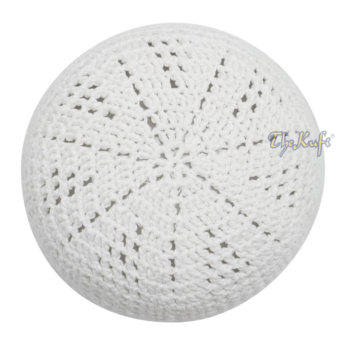 Buy 1 Get 1 Free! White Kufi Cap | Handcrocheted Arifin Ilham Crochet Knitted Muslim Hat
