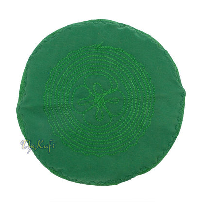 Green Madinah Kufi | Embroidered Mix Fabric Muslim Takke Peci Kofia Hat