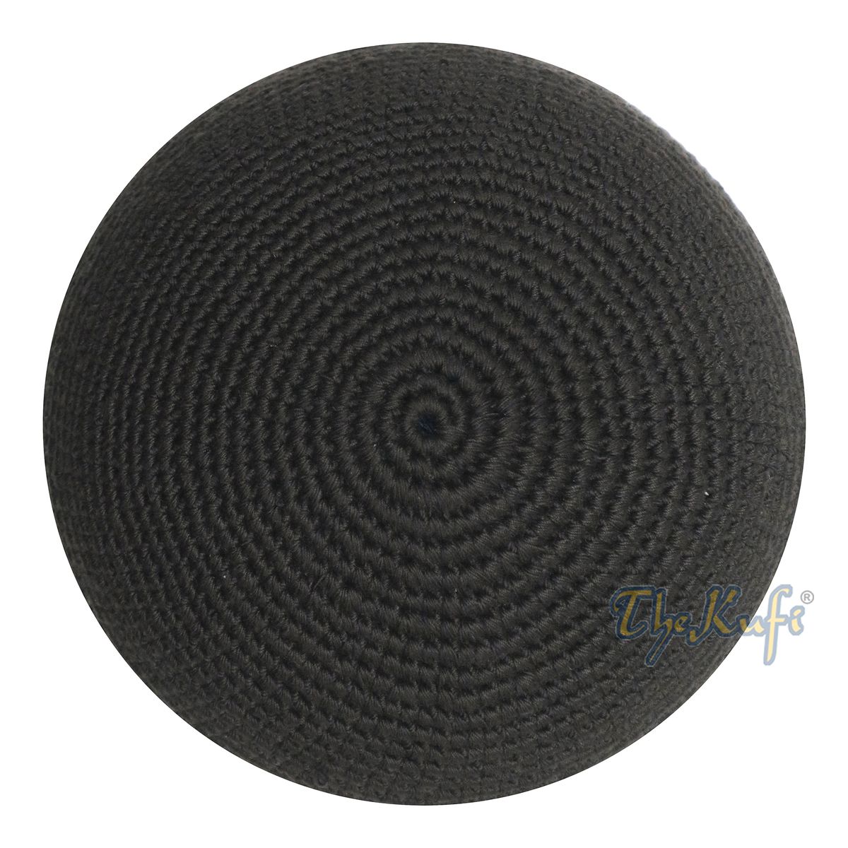 Graphite Hand-Crocheted 100% Cotton Kufi Hat Design and Comfortable Fit