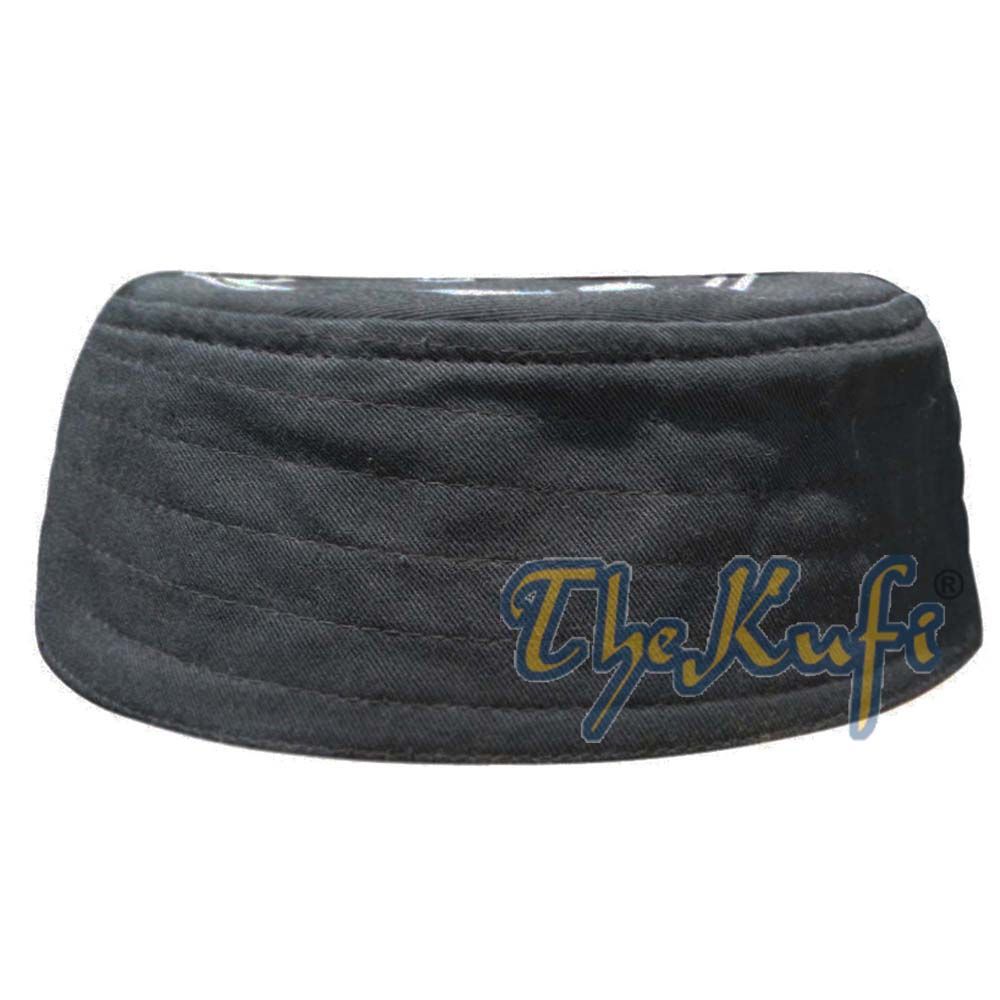 Black Embroidered Nalain Sandal Kufis