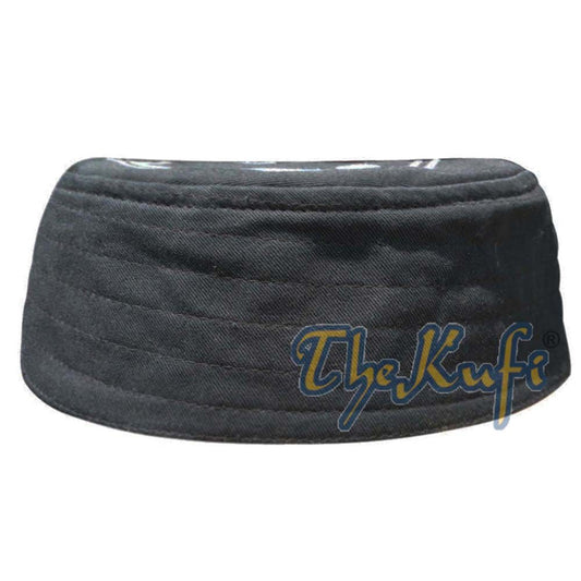 Black Embroidered Nalain Sandal Kufis