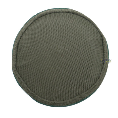 Army Green and Dark Green Madun Vented Top Pliable Two-Color Round Kufi Hat