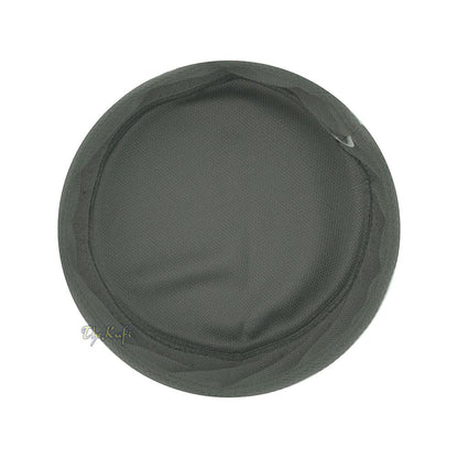 Dark Army Green and Army Green Madun Vented Top Pliable Two-Color Round Kufi Hat