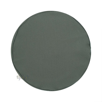 Dark Army Green and Army Green Madun Vented Top Pliable Two-Color Round Kufi Hat