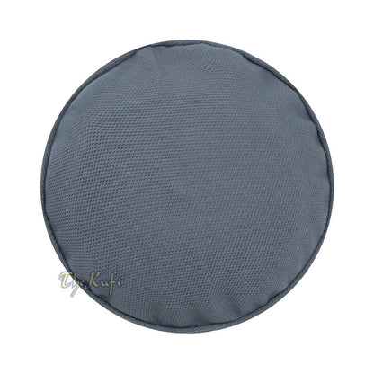 Gray Madun Vented Top Pliable Two-Color Round Kufi Hat