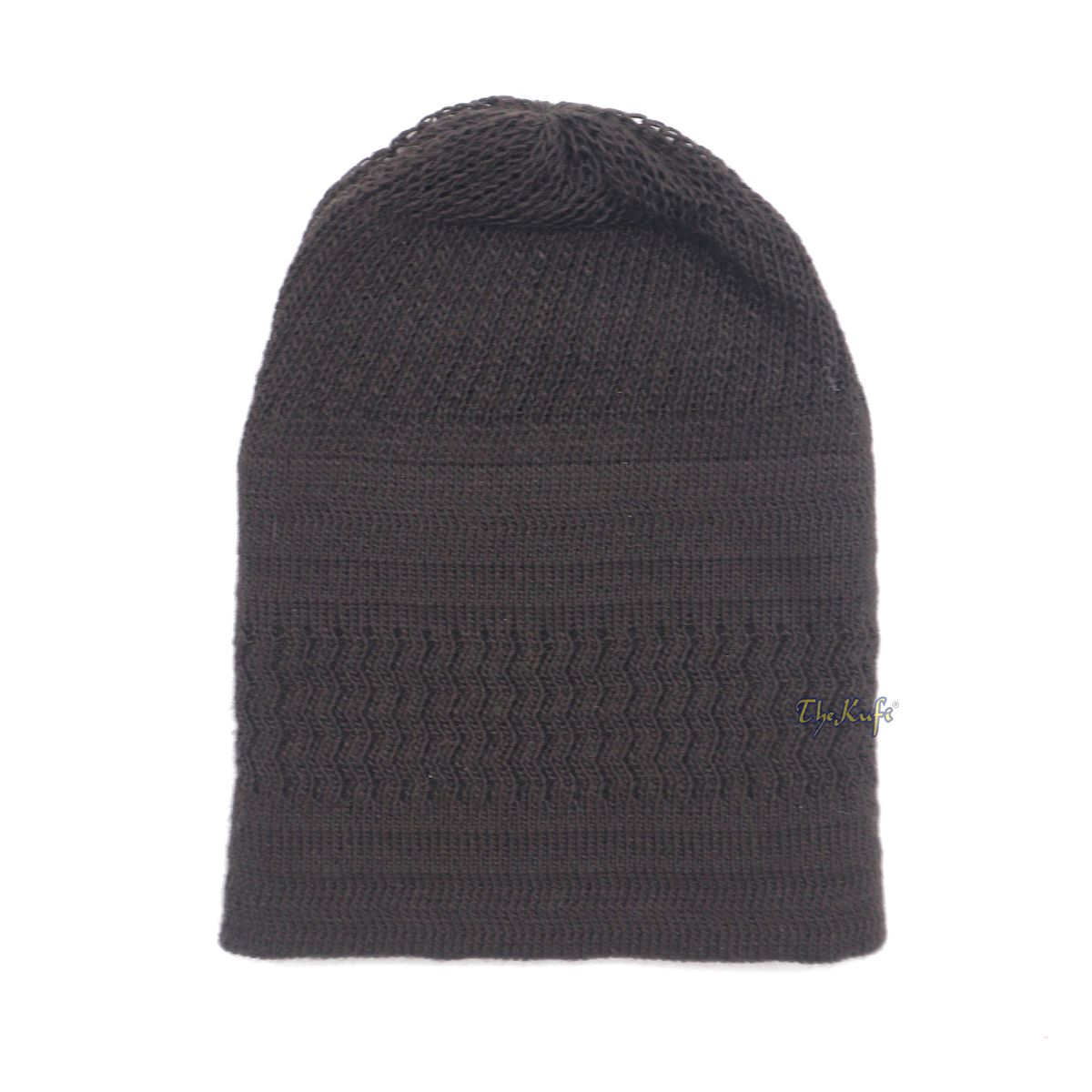 Buy 1 Get 1 Free! Extra Dark Brown Cotton Stretch-Knit One-Size Kufi Muslim Cap