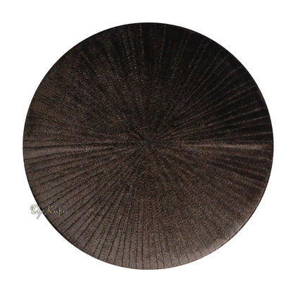 Premium Velvet Kufi Hat – Extra Dark Brown Rigid Turkish Chechen Style Cap