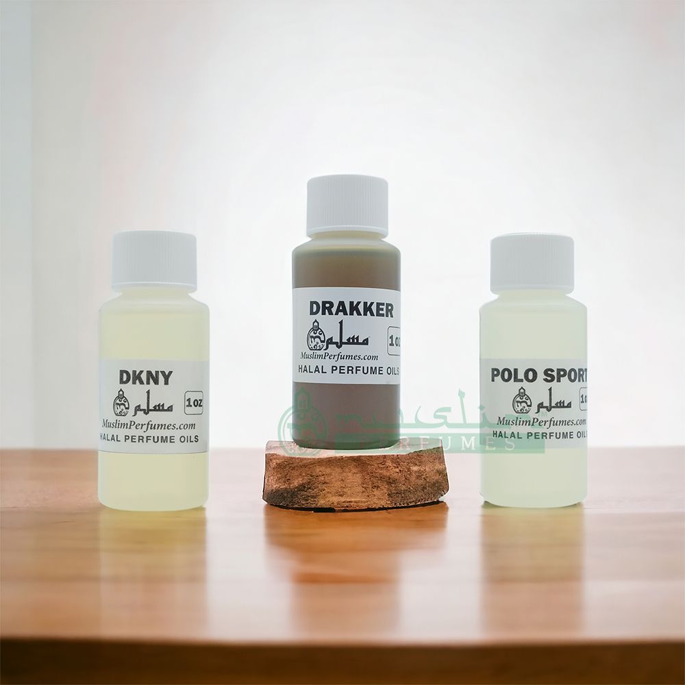 Perfume Set – Drakkar, Polo Sport, DKNY – 1 oz.