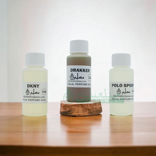 Perfume Set – Drakkar, Polo Sport, DKNY – 1 oz.