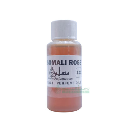 Somali Rose Perfume Body Oils Premium Religious Prayer No Alcohol 1 oz. Bottle