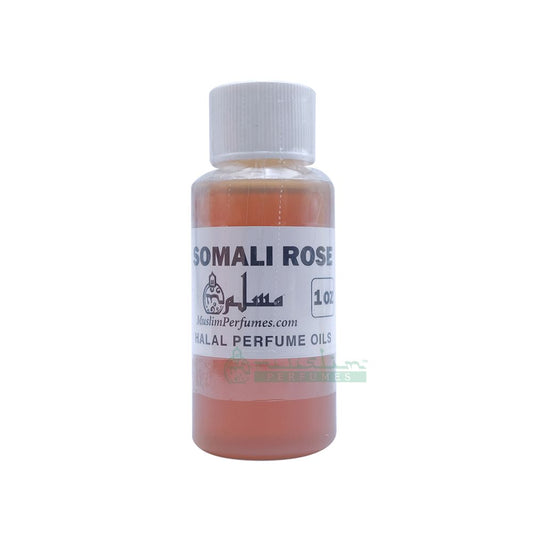 Somali Rose Perfume Body Oils Premium Religious Prayer No Alcohol 1 oz. Bottle