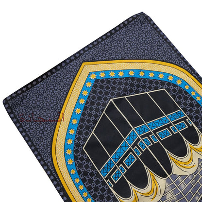 Travel Prayer Rug – Thin 24x40In Kabah Arch Sajadah Prayer Rug