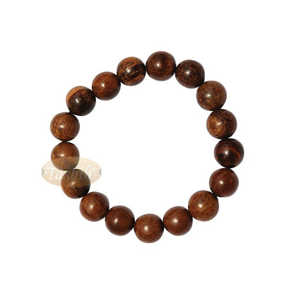 Large Exotic Oud Aloeswood Gaharu 12 mm Bead Bracelet