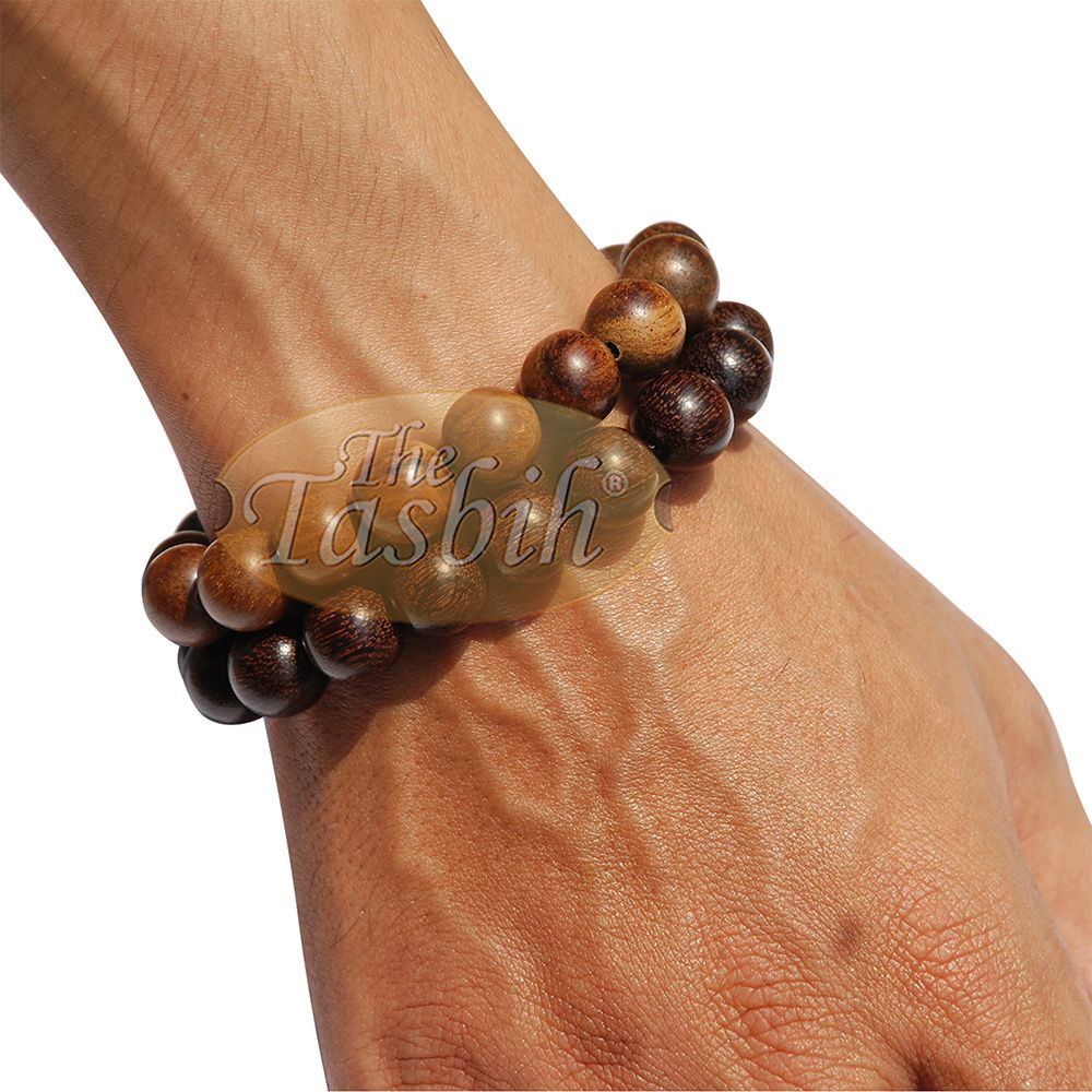 Large Exotic Oud Aloeswood Gaharu 12 mm Bead Bracelet