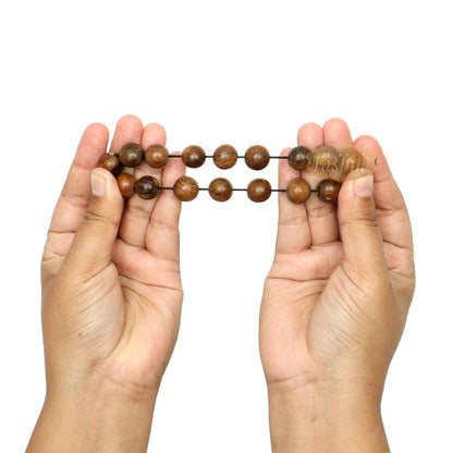 Large Exotic Oud Aloeswood Gaharu 12 mm Bead Bracelet