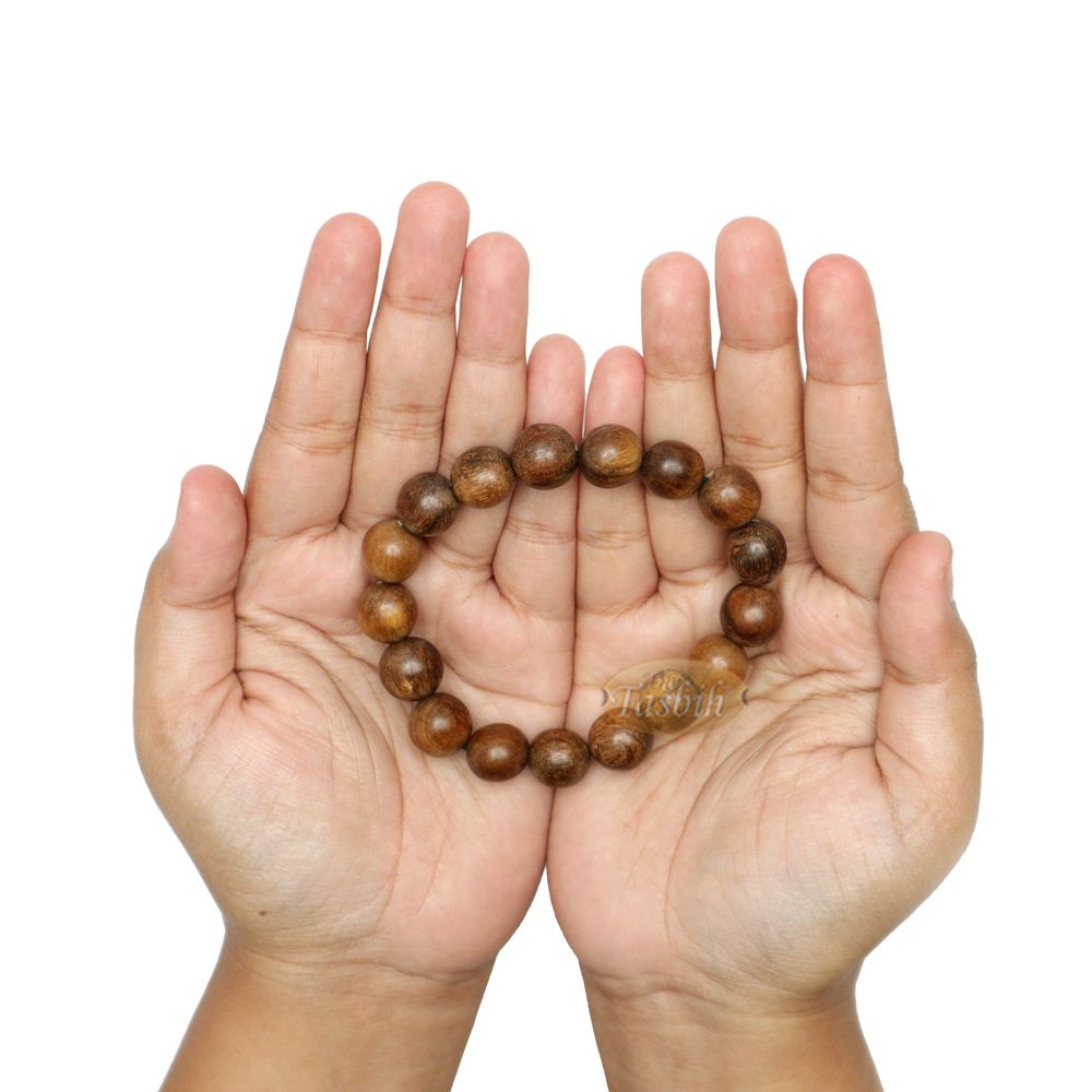 Large Exotic Oud Aloeswood Gaharu 12 mm Bead Bracelet