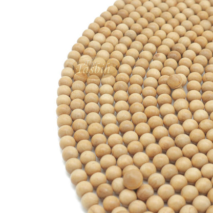 1000-Bead Citrus Wood (Kemuning) Tasbih – 8 mm Prayer Beads – Subha Misbaha with Beautiful Black Tassels