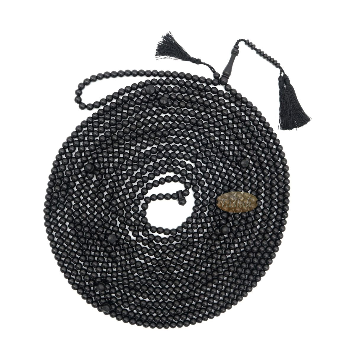 Limited Edition 1000-Bead Exotic Black Citrus Wood Tasbih Prayer Beads