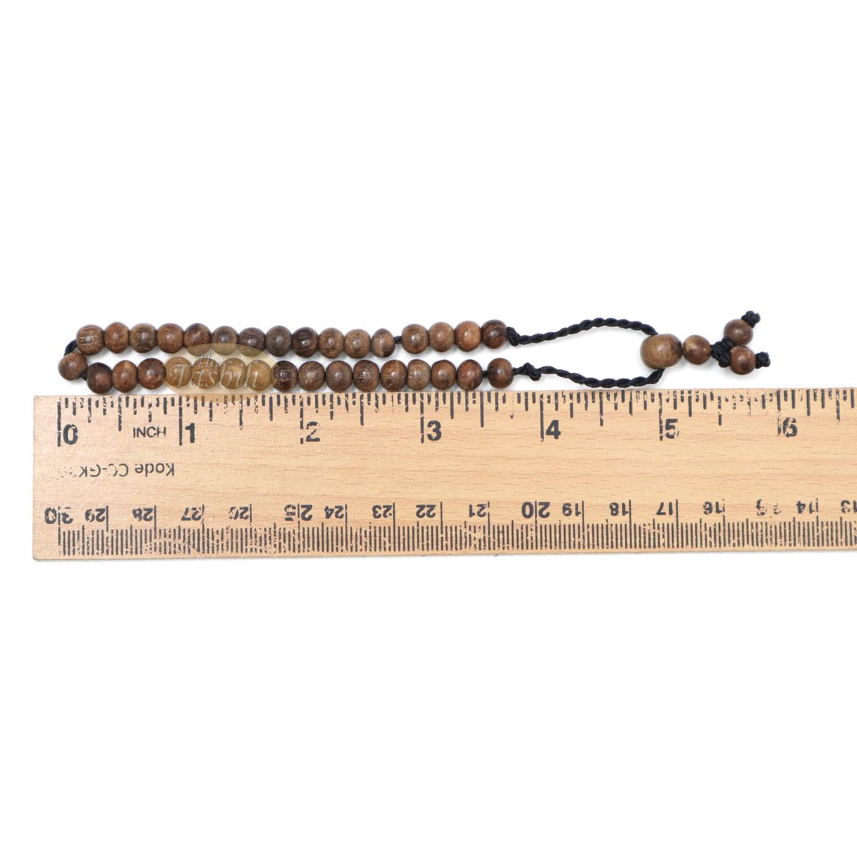 6 mm Oud Aloeswood Dhikr Tasbih Bracelet 33-Bead Adjustable Handcrafted Gift Boxed