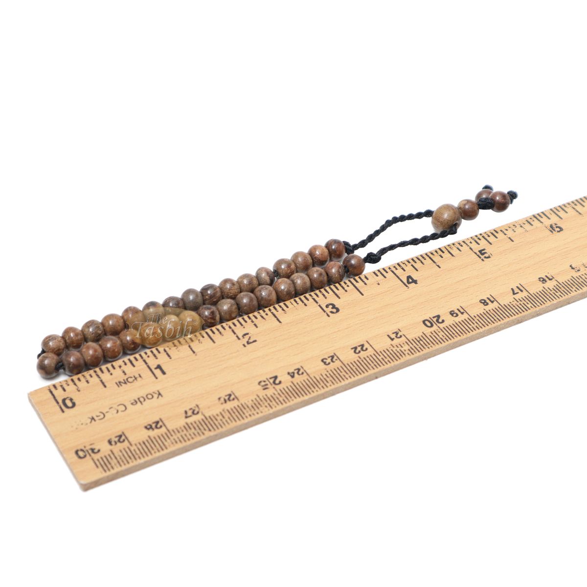 6 mm Oud Aloeswood Dhikr Tasbih Bracelet 33-Bead Adjustable Handcrafted Gift Boxed