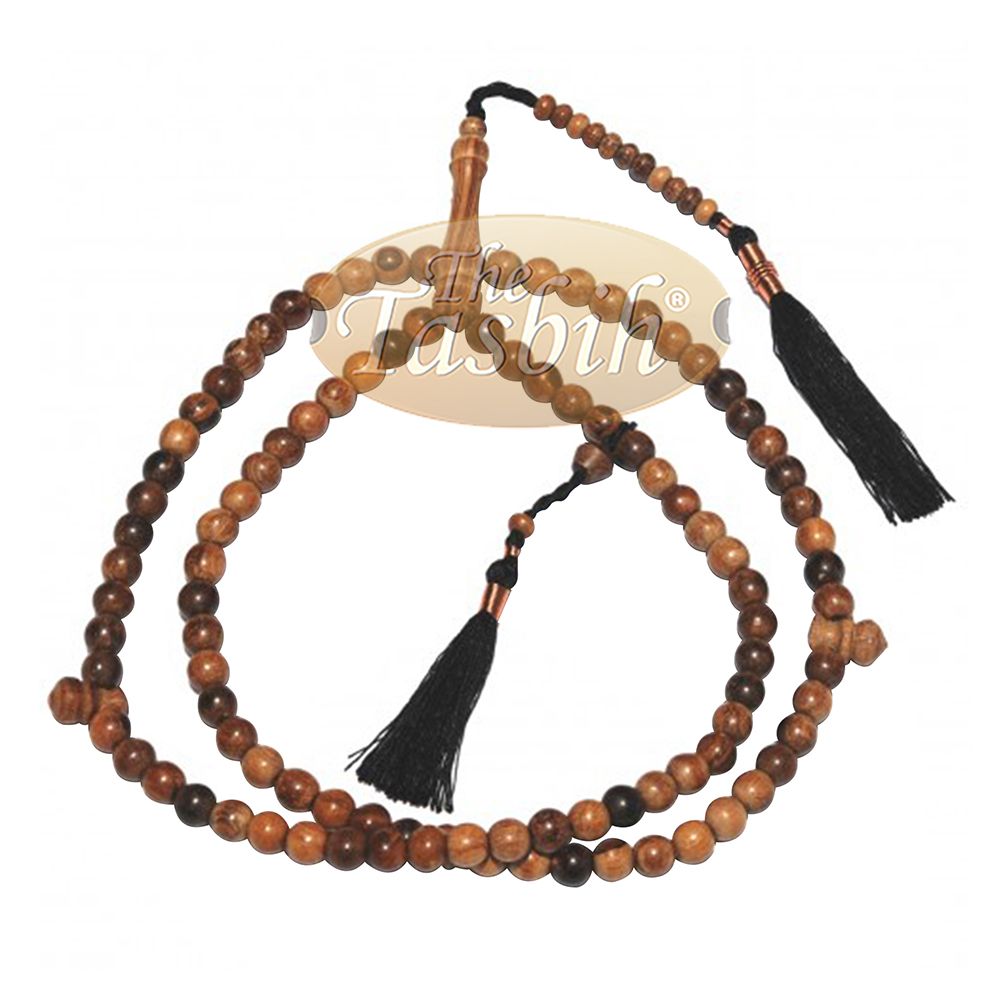 Prayer Beads Dhikr Regular 8 mm Oud Aloeswood Agarwood Tasbih with Tassels