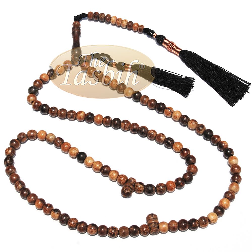 Oud Aloeswood Tasbih Zikir Prayer Beads 6 mm with Natural Oud Scent