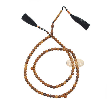 Large 9 mm Oud Aloeswood Tasbih Prayer Beads Dhikr Natural Oud Scent