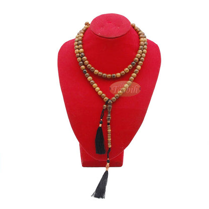 Large 9 mm Oud Aloeswood Tasbih Prayer Beads Dhikr Natural Oud Scent