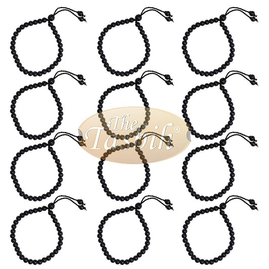 Lot of 12Pcs Wholesale 33-Bead Prayer Bracelet Hematite 6 mm No Dividers