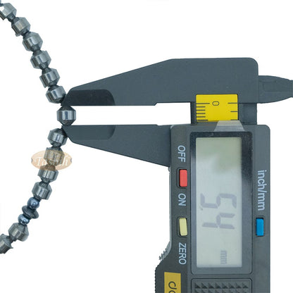 6 mm Hematite Barrel 99-Bead with Divider Tasbih Bracelets