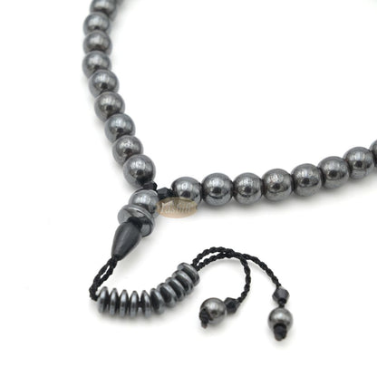 Durable 99 Natural Hematine Stone 8 mm Beads Tasbih