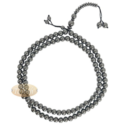 Large 99-Bead Tasbih Hematine Stone 8.5 mm Beads with Place Marker