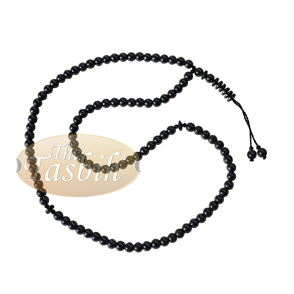 Hematine 8 mm Natural Stone 99-Beads Tasbih Prayer Beads
